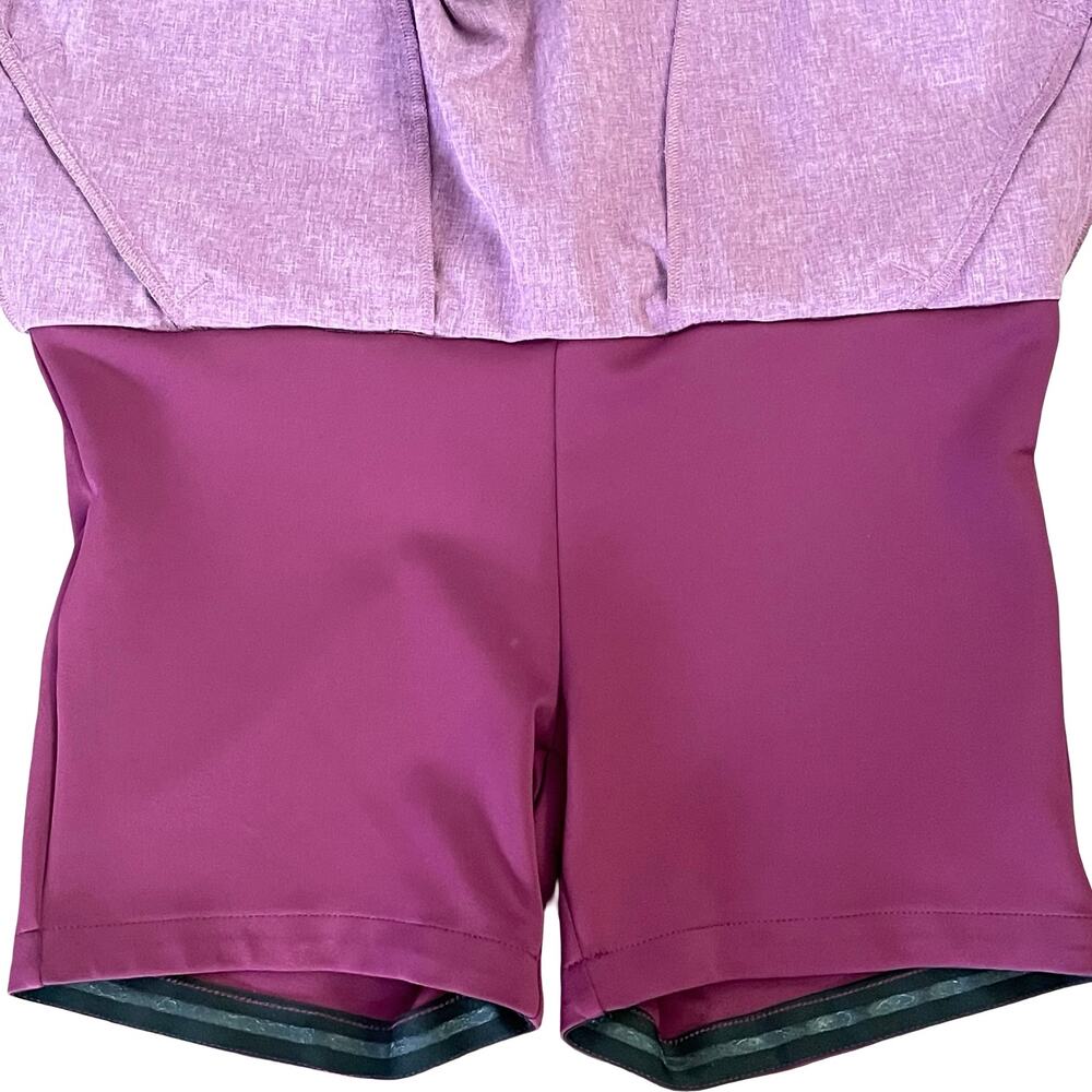 Aventura Skort Heathered Plum/Pink Sz‎ M Elastic Waist Athletic Athleisure Gym - Picture 6 of 8
